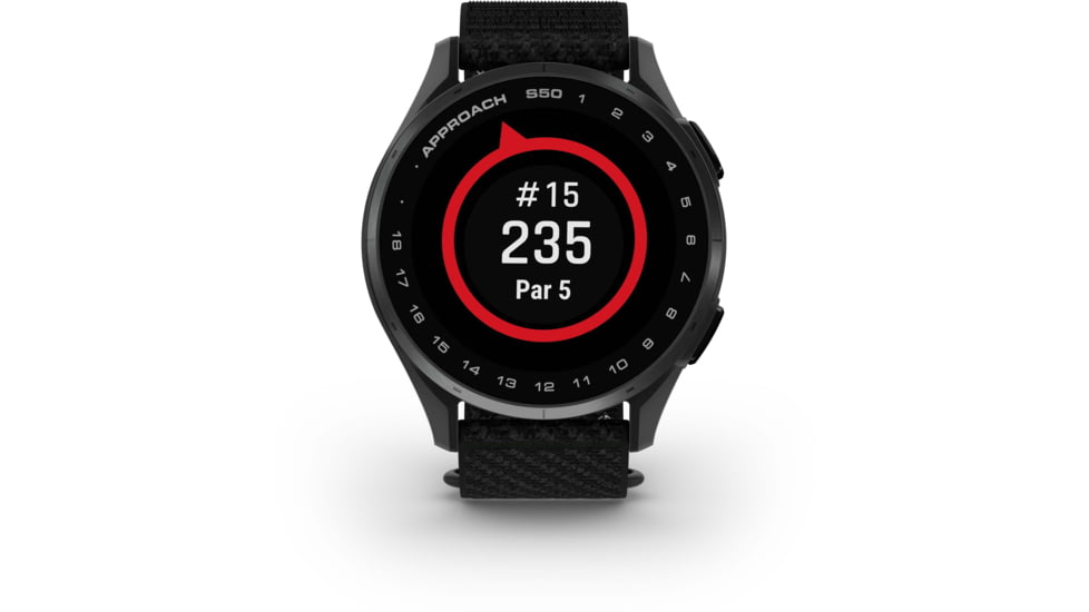 Garmin Approach S50 GPS Golf SmartWatch, Black, 010-03010-00