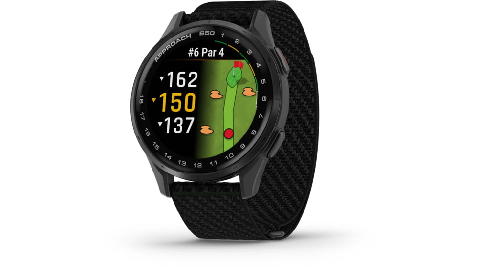 Garmin Approach S50 GPS Golf SmartWatch, Black, 010-03010-00