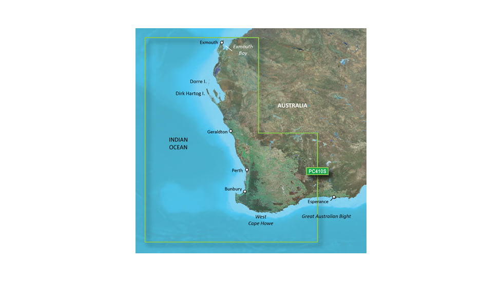 Garmin BlueChart g2 Esperance to Exmouth Bay v2010.5-v12 microSD Card w/SD Adapter 010-C0868-20