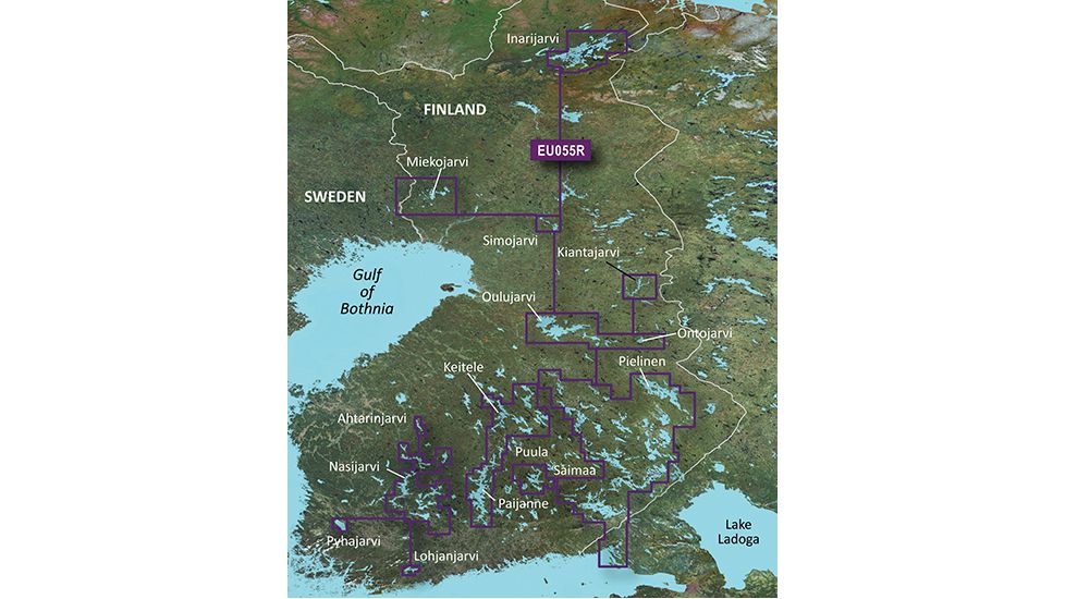 Garmin BlueChart g2 Finnish Lakes v2010.5-v12 microSD Card w/SD Adapter 010-C0791-20