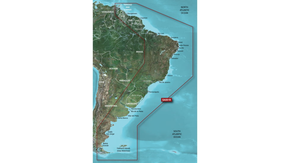 Garmin BlueChart g2 HD - HXSA001R - South America East Coast - microSD/SD 41207