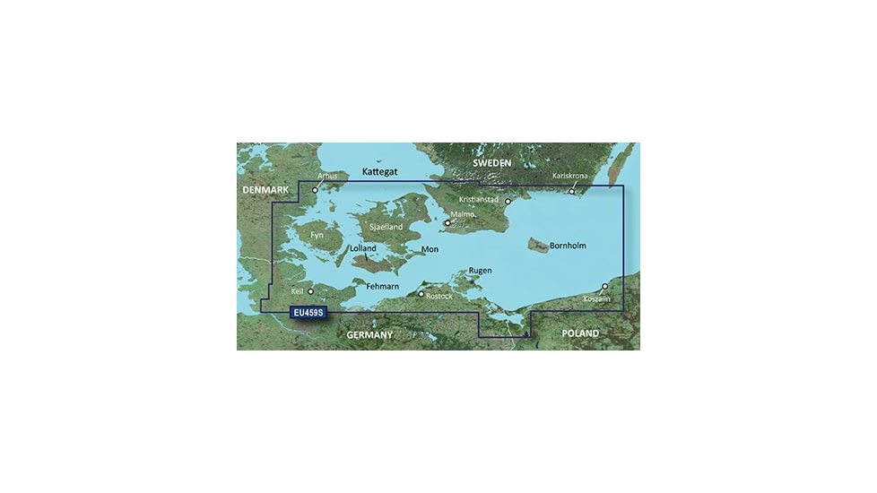 Garmin BlueChart g2 Vision, Arhus-Kiel-Koszalin JUL 08, EU459S SD Card 010-C0803-00