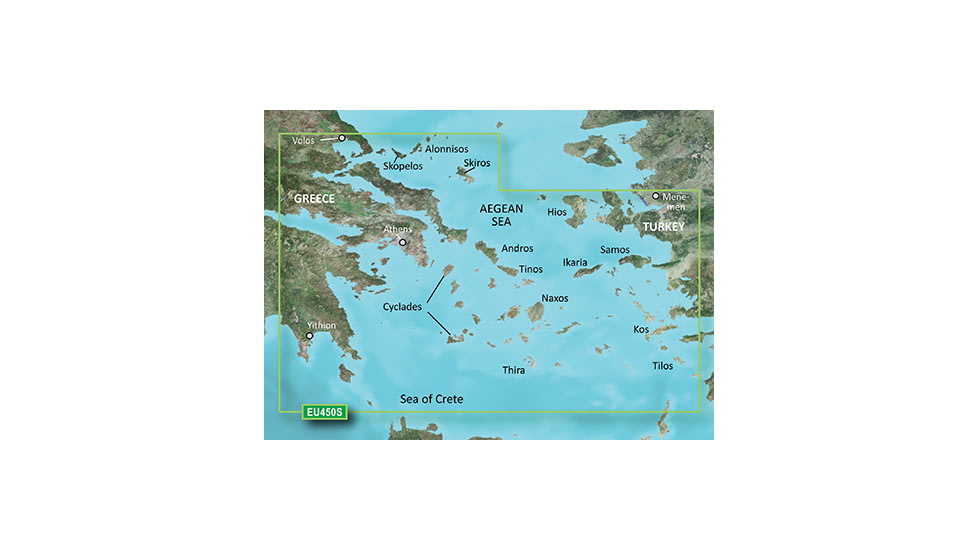 Garmin BlueChart g2 Vision - Athens and Cyclades JUL 08 (EU450S) SD Card 010-C0794-00