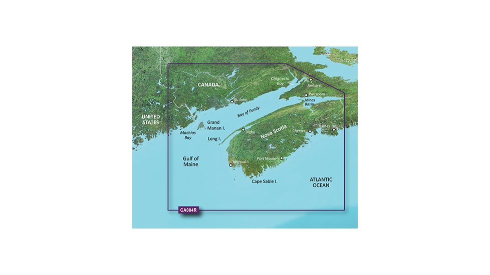 Garmin BlueChart g2 Vision - Bay of Fundy JUL 08 (CA004R) SD Card 010-C0690-00