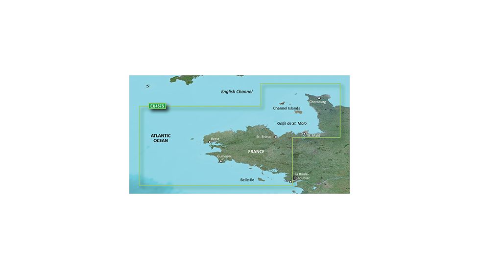Garmin BlueChart g2 Vision - Bretagne JUL 08 (EU457S) SD Card 010-C0801-00