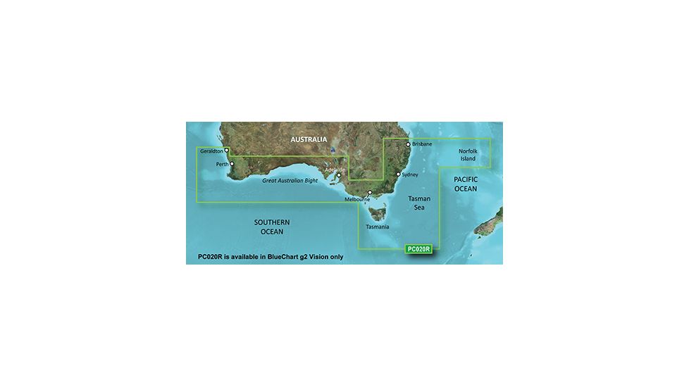 Garmin BlueChart g2 Vision - Brisbane SW to Geraldton JUL 08 (PC020R) SD Card 010-C0753-00