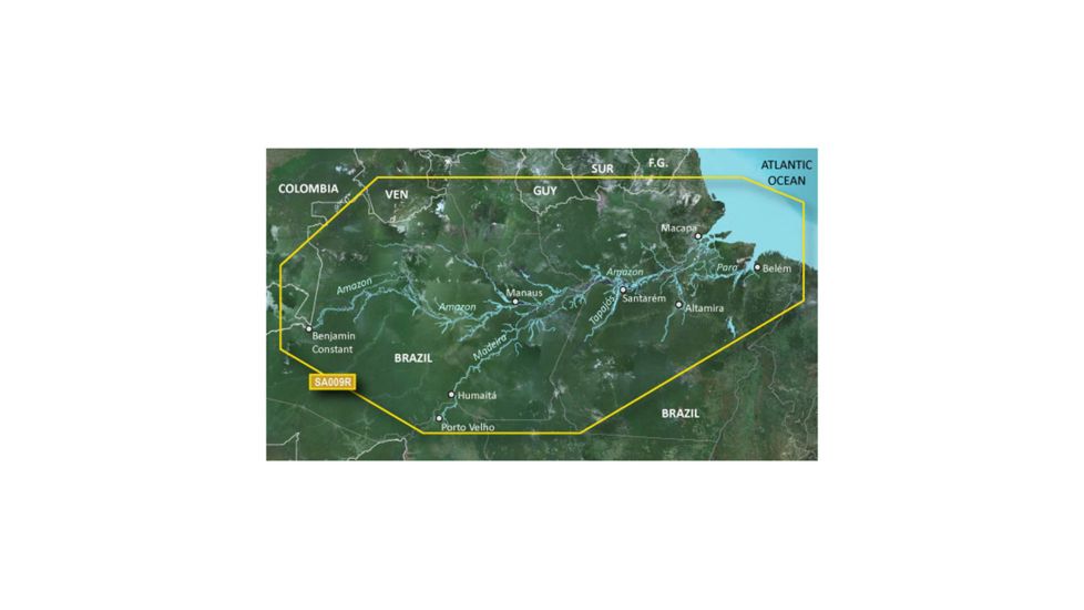 Garmin BlueChart g2 Vision HD - VSA009R - Amazon River - microSD/SD, 010-C1066-00