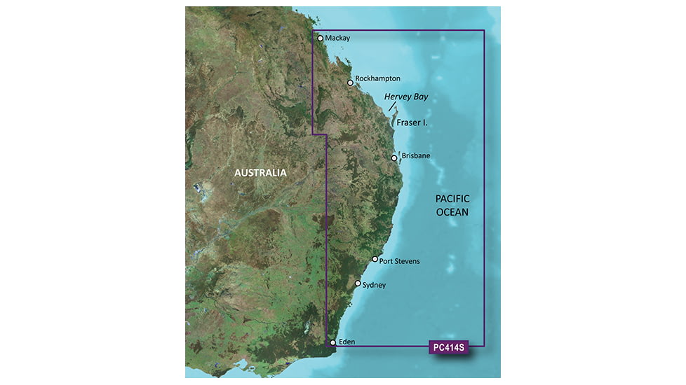 Garmin BlueChart g2 Vision - Mackay to Twofold Bay JUL 08 (PC414S) SD Card 010-C0872-00