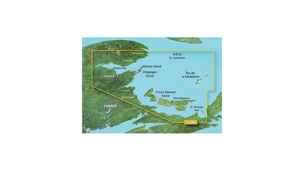 Garmin BlueChart g2 Vision - P.E.I to Chaleur Bay JUL 08 (CA006R) SD Card 010-C0692-00