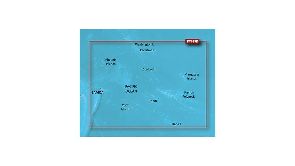 Garmin BlueChart g2 Vision - Polynesia JUL 08 (PC019R) SD Card 010-C0866-00