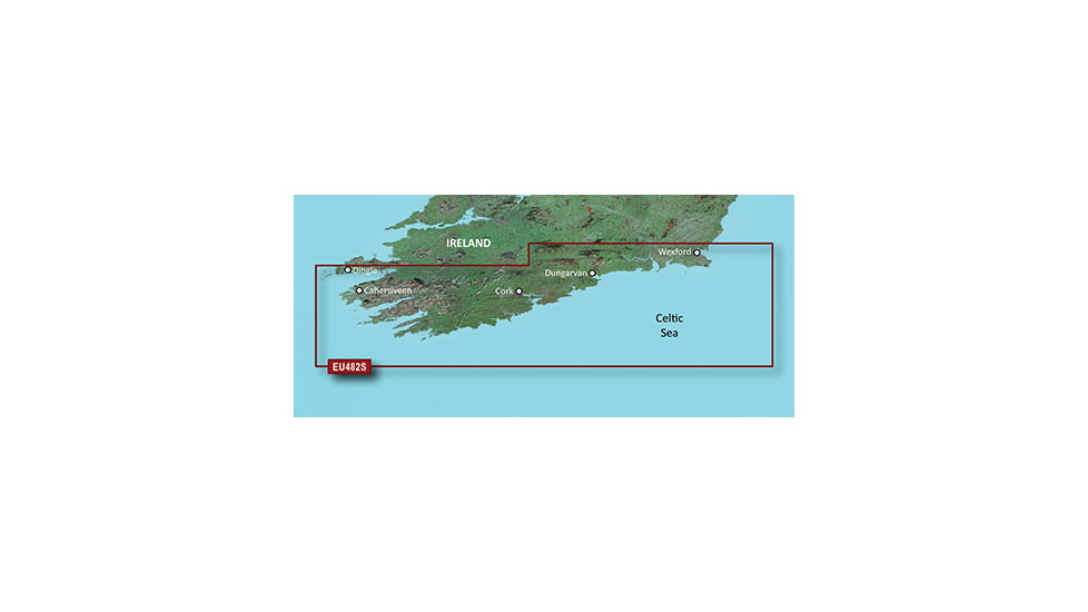 Garmin BlueChart g2 Vision - Wexford to Dingle Bay JUL 08 (EU482S) SD Card 010-C0826-00