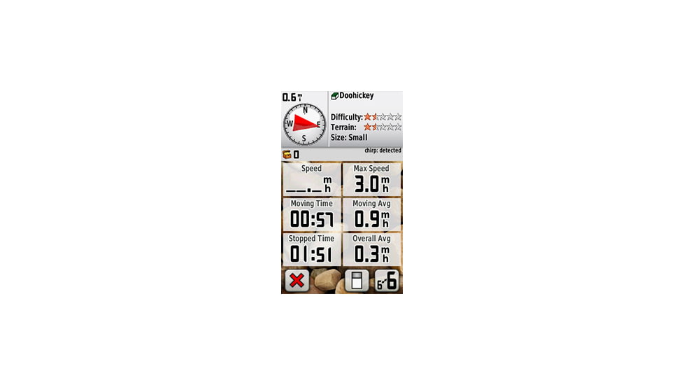 Garmin Chirp Geocaching Beacon Screenshot