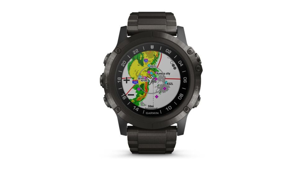 Garmin D2 Delta PX, Sapphire, GPS Watch, NA, Carbon Gray DLC Ti/DLC Ti 010-01989-30