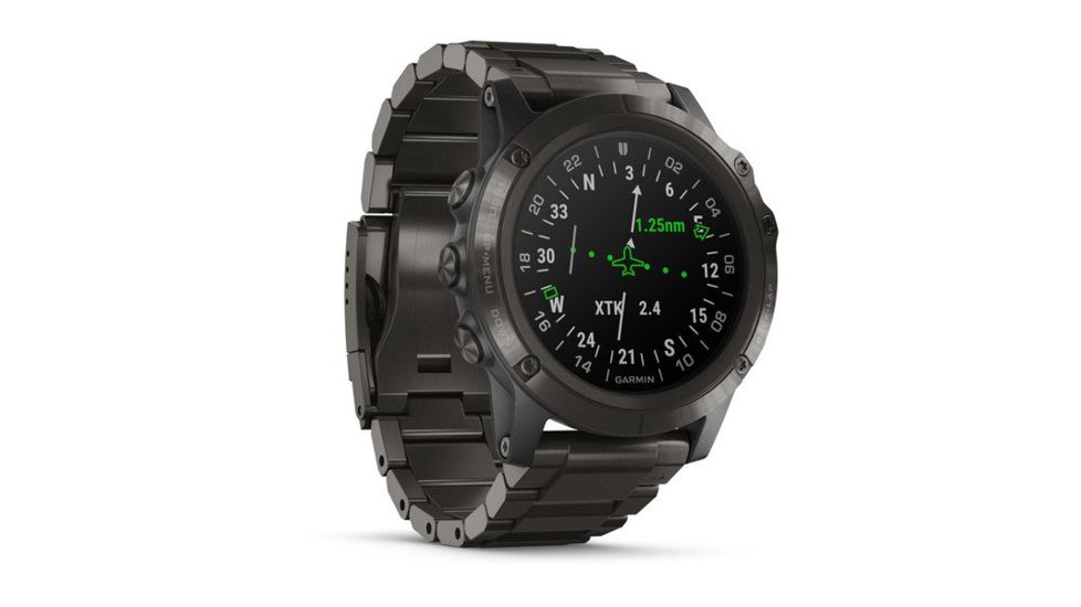 Garmin D2 Delta PX, Sapphire, GPS Watch, NA, Carbon Gray DLC Ti/DLC Ti 010-01989-30