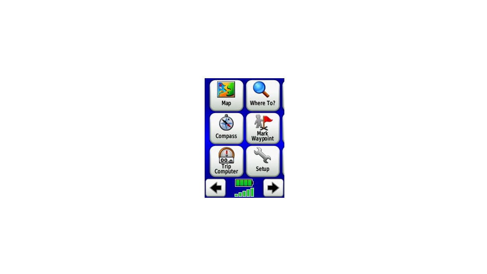 Garmin Dakota10 Display - Menu Mode