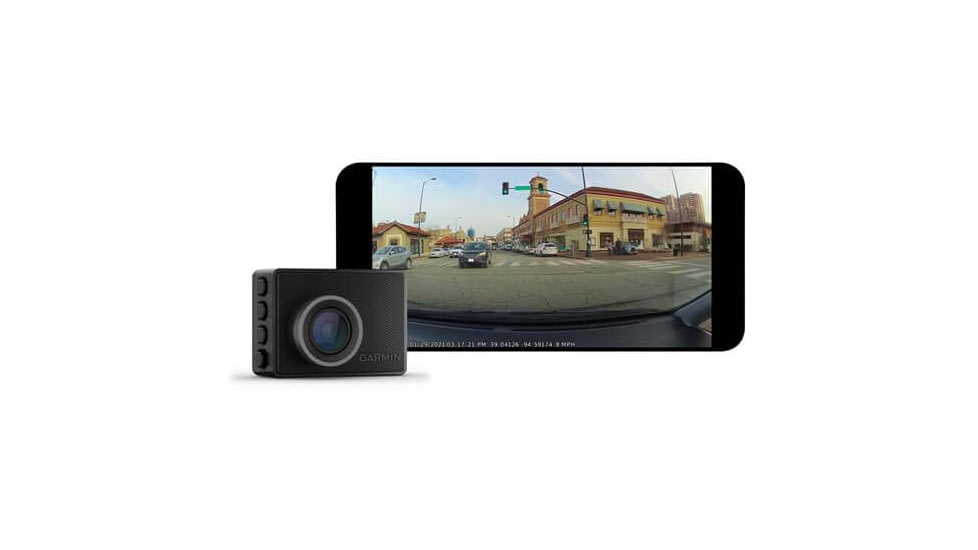 Garmin Dash Cam 47, 1080P, 140 Degrees, Black, 010-02505-00
