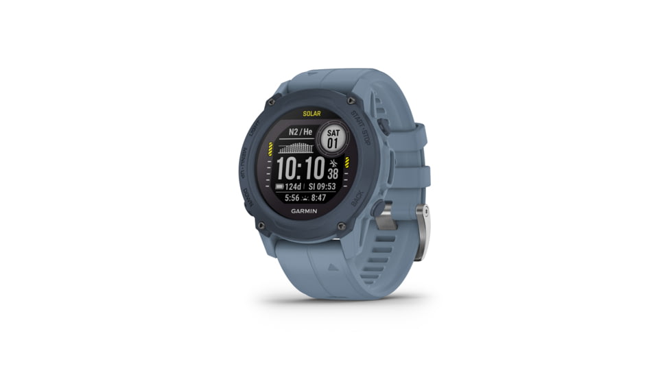 Garmin Descent G1 Solar Dive Computer, Hurricane Blue, 010-02604-03