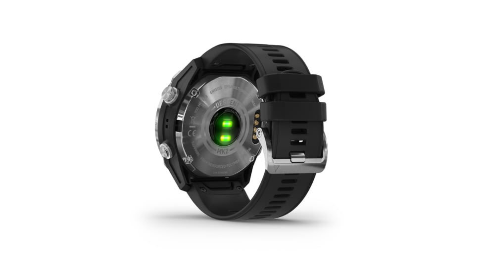 Garmin Descent Mk2, Stainless Steel with Black Band, Stainless/Black, 010-02132-00