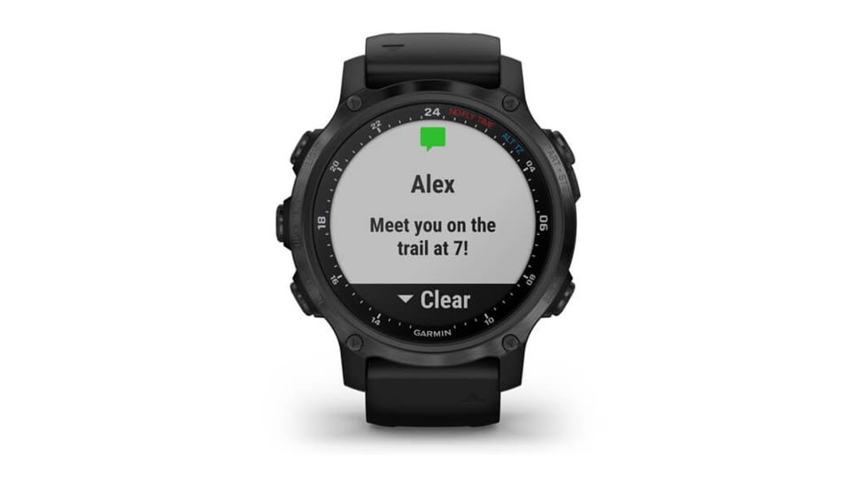 Garmin Descent Mk2S Diving Watch, Carbon Gray DLC with Black Silicone Band, 010-02403-03