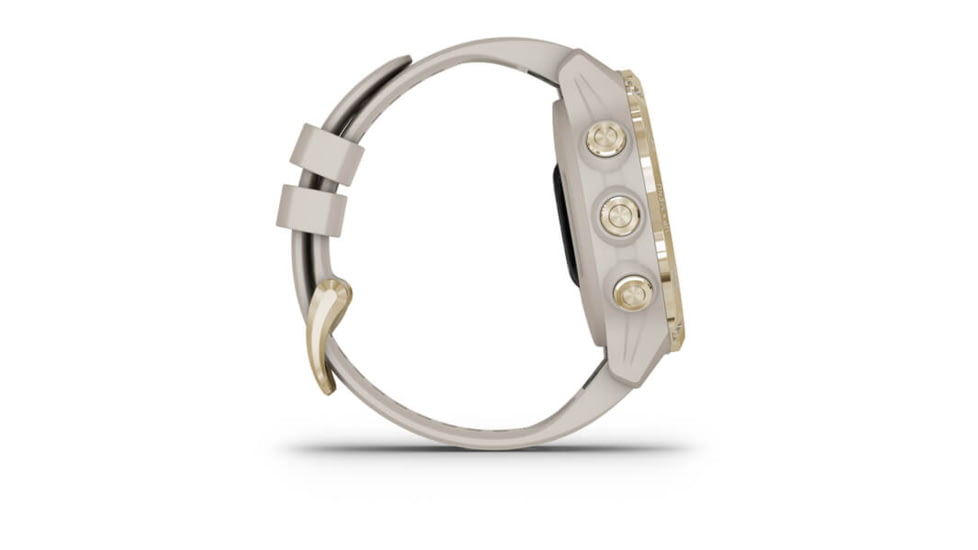 Garmin Descent Mk2S Diving Watch, Light Gold with Light Sand Silicone Band, 010-02403-00