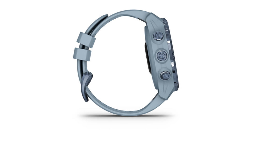 Garmin Descent Mk2S Diving Watch, Mineral Blue with Sea Foam Silicone Band, 010-02403-06