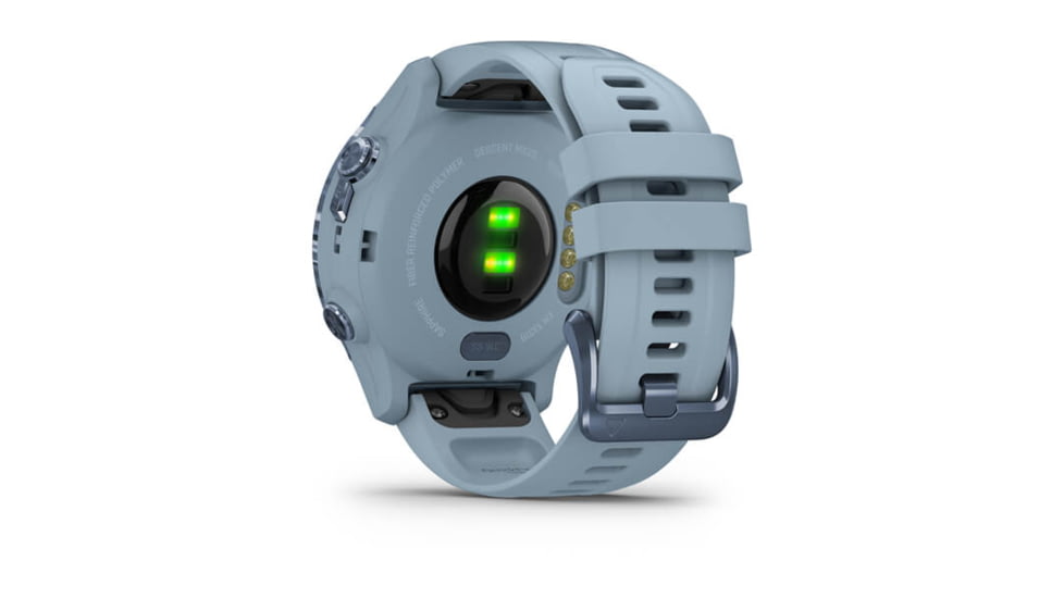 Garmin Descent Mk2S Diving Watch, Mineral Blue with Sea Foam Silicone Band, 010-02403-06