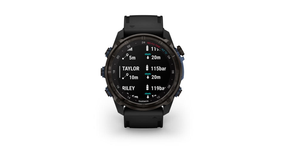 Garmin Descent Mk3i 51 mm, Carbon Gray DLC Titanium with Black Silicone Band, 010-02752-10