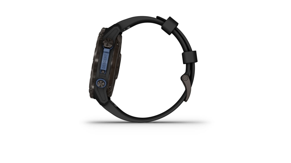 Garmin Descent Mk3i 51 mm, Carbon Gray DLC Titanium with Black Silicone Band, 010-02752-10