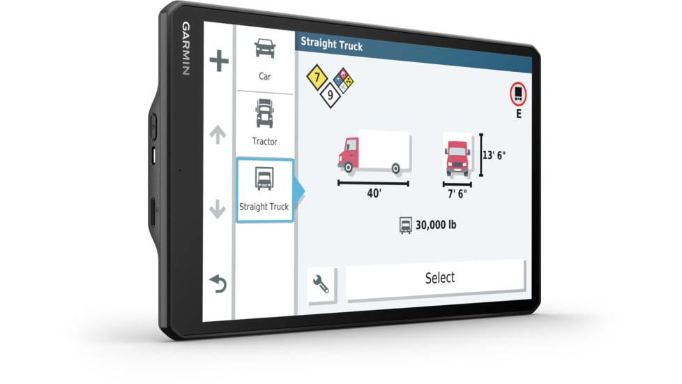 Garmin dezl OTR1000 GPS, Black, 010-02315-00