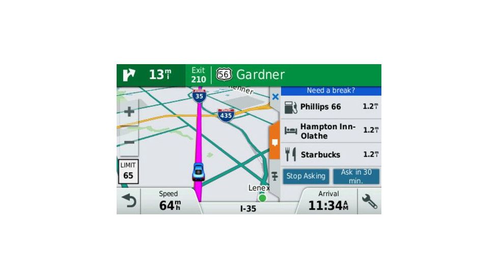 Garmin Drive 50 USA GPS Navigator w/5in Dual-Orientation Display 010-01532-0D