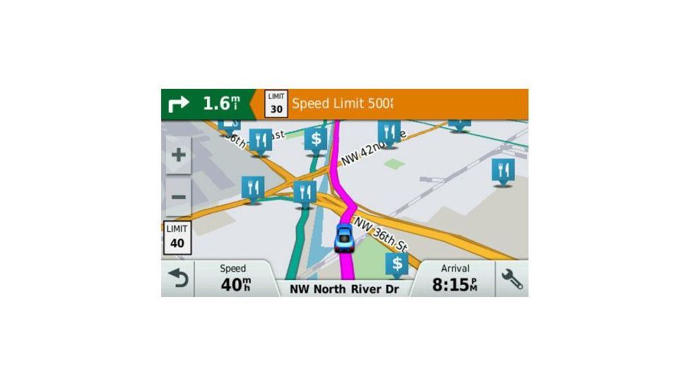 Garmin Drive 50 USA GPS Navigator w/5in Dual-Orientation Display 010-01532-0D