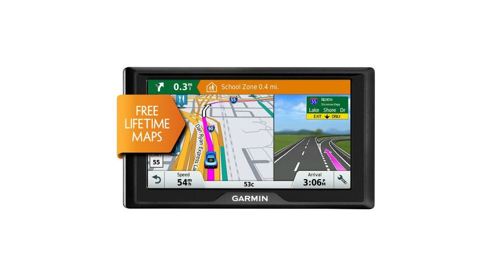 Garmin Drive 60LM USA/CANADA GPS Navigator w/6in Dual-Orientation Display 010-01533-07