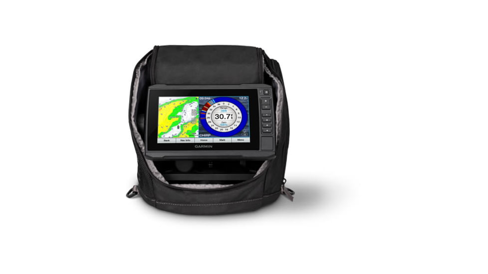 Garmin Echomap UHD 73cv Ice Fishing Bundle, Black, 010-02334-15