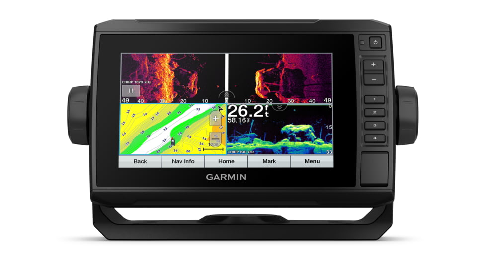 Garmin Echomap UHD 73sv, US LakeVu g3, w/GT54 xdcr, Black, 010-02338-01