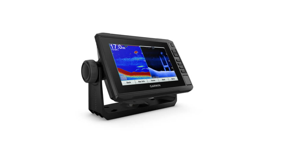 Garmin Echomap UHD 75cv Fishfinder, Canada LakeVu g3, w/GT24 XDCR, Black, 010-02336-00