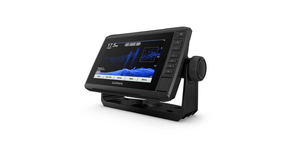 Garmin Echomap UHD 75cv Fishfinder, Canada LakeVu g3, w/GT24 XDCR, Black, 010-02336-00