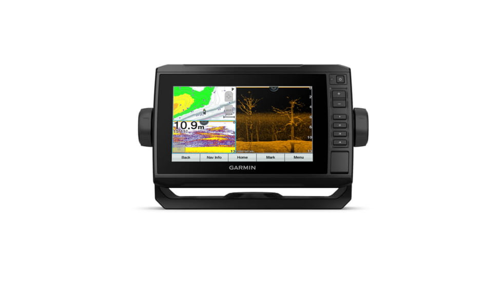 Garmin Echomap UHD 75cv Fishfinder, Canada LakeVu g3, w/GT24 XDCR, Black, 010-02336-00