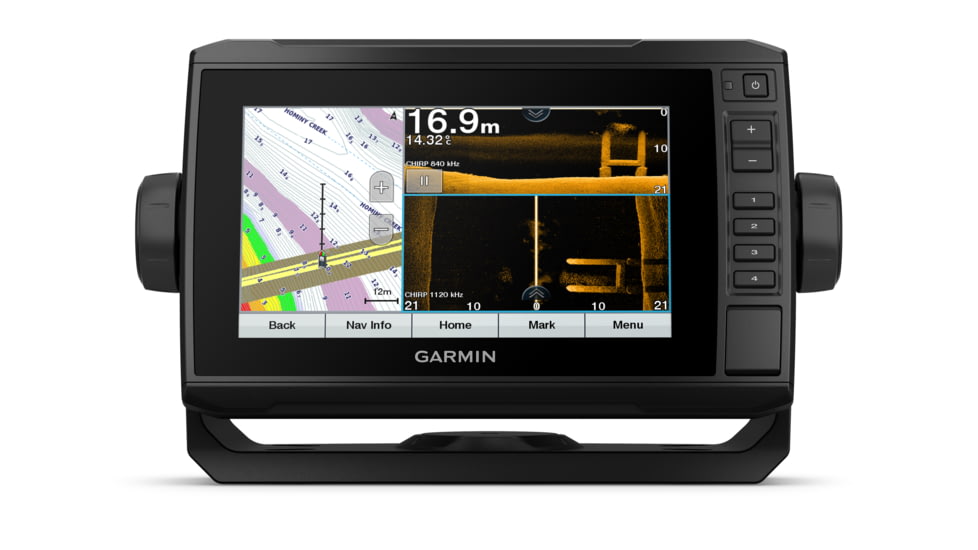 Garmin Echomap UHD 75sv, Canada LakeVu g3, w/GT54 xdcr, Black, 010-02340-00