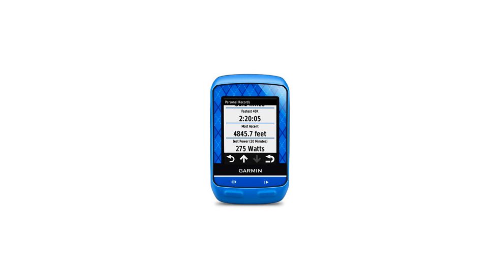 Garmin Edge 510 Bundle Bike GPS, Blue 010-01064-05