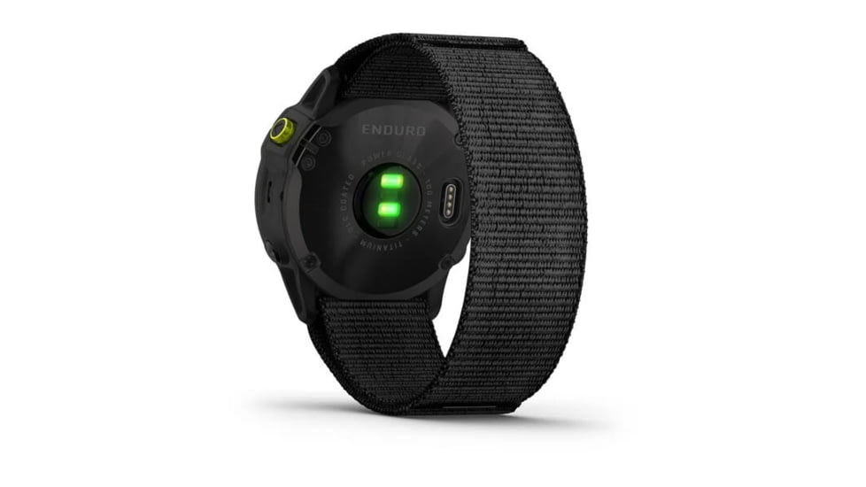 Garmin Enduro Watches, Black DLC Body with Nylon Band, 010-02408-01