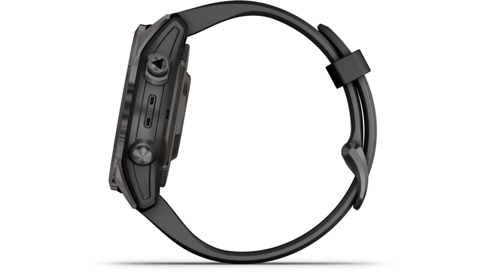 Garmin Epix Pro Gen 2 - Sapphire Edition Watches, 42mm, Carbon Gray DLC Titanium w/ Black Band, 010-02802-14