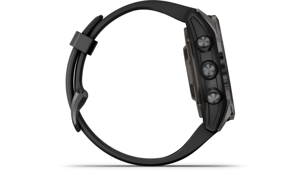 Garmin Epix Pro Gen 2 - Sapphire Edition Watches, 42mm, Carbon Gray DLC Titanium w/ Black Band, 010-02802-14