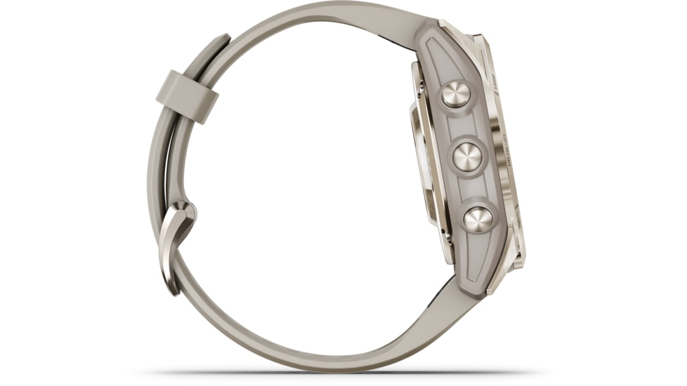 Garmin Epix Pro Gen 2 - Sapphire Edition Watches, 42mm, Soft Gold w/ Light Sand Band, 010-02802-10