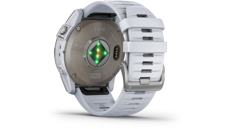 Garmin Epix Pro Gen 2 - Sapphire Edition Watches, 51mm, Titanium w/ Whitestone Band, 010-02804-10