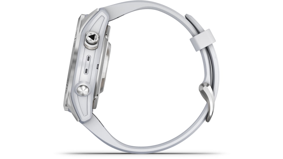 Garmin Epix Pro Gen 2 - Standard Edition Watches, 42mm, Silver w/ Whitestone Band, 010-02802-00