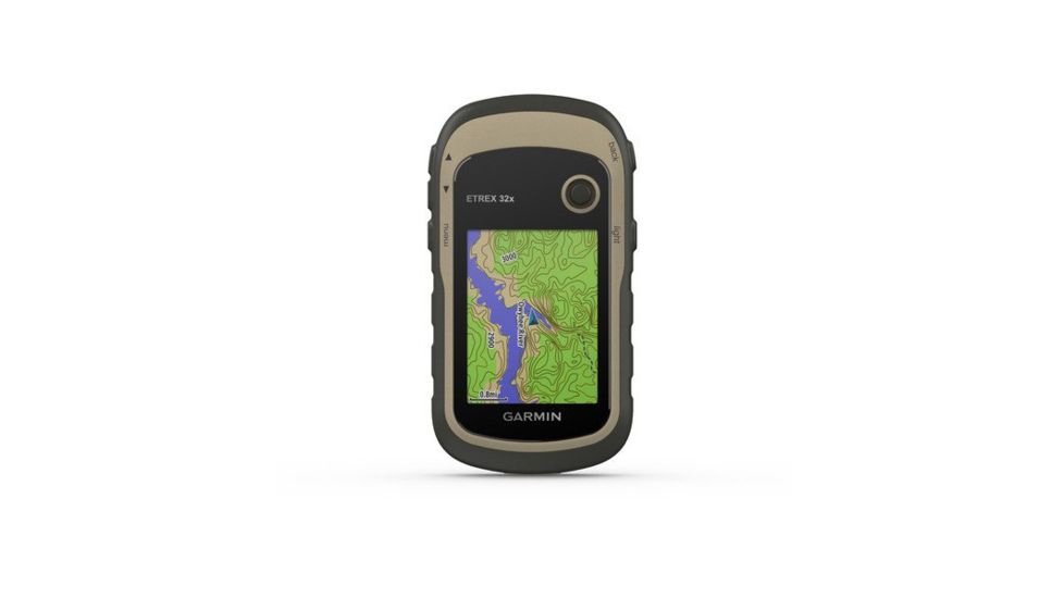 Garmin eTrex 32x Rugged Handheld GPS with Compass and Barometric Altimeter, Brown 010-02257-00