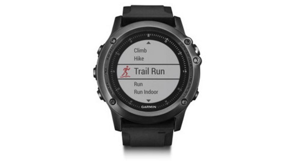 Garmin Fenix 3 HR GPS Training Watch,Gray,Black Silicone Band 010-01338-70