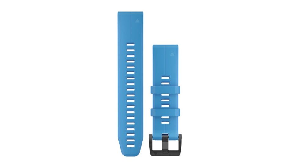 Garmin Fenix 5 Plus 22mm QuickFit Silicone Band, Cyan Blue 010-12740-03