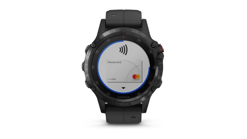 Garmin Fenix 5 Plus, Sapphire, GPS Watch, NA, Black/Black 010-01988-00