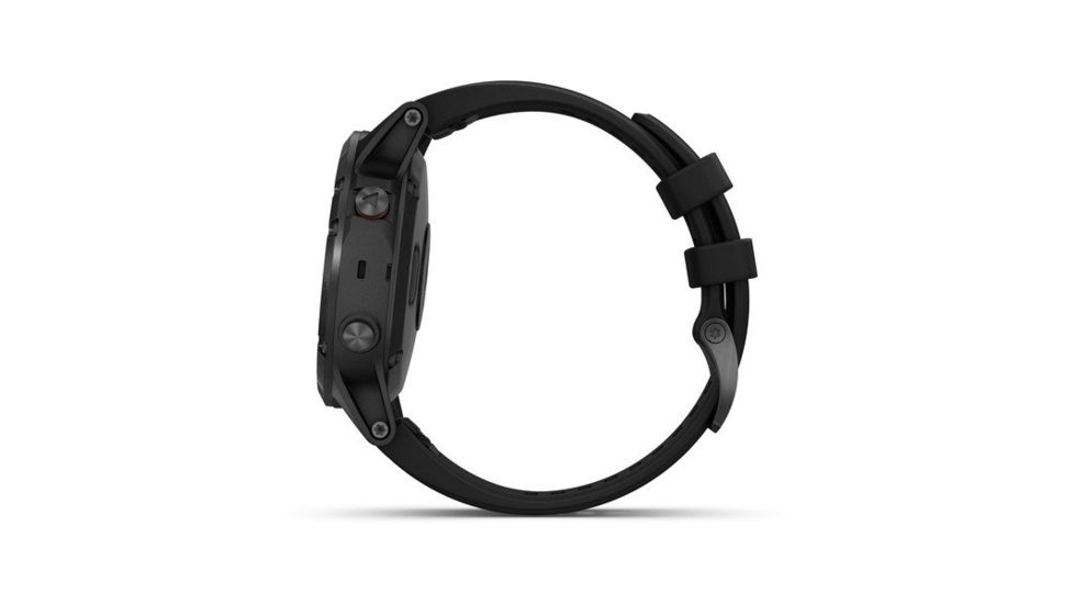 Garmin Fenix 5 Plus, Sapphire, GPS Watch, NA, Black/Black 010-01988-00